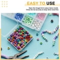 thumbnail image 5 of Uxcell 24 Pcs Mini Clear Plastic Containers Box, 1.8"x1.8" Square Holder Plastic Case, 5 of 7