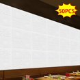 thumbnail image 1 of 20/30/40//50pcs 3D Wall Tile Sticker, Foam Brick Self-Adhesive Anti-Collision Sticker,, 1 of 5