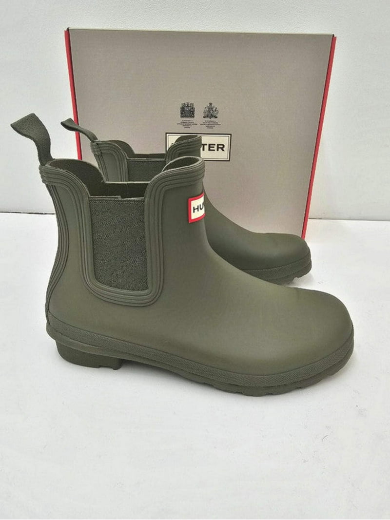 Hunter Women's Original Chelsea Boots Olive Leaf WFS2078RMA OVL