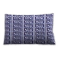 thumbnail image 1 of Ahgly Company Patterned Indoor Rectangular Slate Blue Lumbar Throw Pillow, 13 inch by 19 inch, 1 of 5