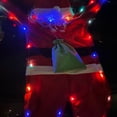 thumbnail image 4 of Blusa Decoración colgante esponjosa de Papá Noel con regalos de fiesta con luz LED (luz de color Ygjytge luz de colores 110cm Única para Unisex, 4 of 9