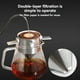 thumbnail image 2 of Filtro de Café Portátil de Acero Inoxidable, Reutilizable, de Lento, para Viajes y Acampadas., 2 of 5