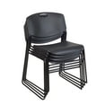 thumbnail image 7 of Cain 66" x 24" Training Table- Grey & 2 Zeng Stack Chairs- Black, 7 of 7