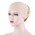 thumbnail image 2 of Dalrosia Slouchy Hair Loss Beanies Hats Soft Cotton Cancer Hat Stretchy Sleeping Cap Headwear for Women, 2 of 6