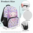 thumbnail image 7 of HUIACONG Middle School Backpack for Girls Age 10-12 Cute Axolotl Daisy Print Large Capacity Lightweight School Bag for Elementary Middle School Daily Use Back to School Gift, 7 of 7