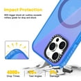 thumbnail image 5 of Magnetic for iPhone 16 Pro Case, [Compatible with Magsafe][Military Grade Drop Protection] Hybrid Silicone Slim Diamond Camera Translucent Rugged Protective Cover for iPhone 16 Pro,Blue, 5 of 5