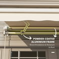 thumbnail image 6 of Outsunny 10'x8' Awning Door Canopy Back Outdoor Sun Rain Shade Shelter Cover, 6 of 10
