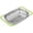 C002- Green, variant on Kitchen Sink Strainer Basket, Black Stainless Steel Sink, Extendable Draining Rack, Vegetable Storage, Catching, Small Size, Mesh Build