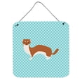 thumbnail image 1 of Weasel Blue Check Wall or Door Hanging Prints, 6 x 6 in., 1 of 1