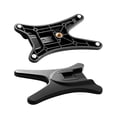 thumbnail image 5 of Camera Flash Stand 2-piece Set Canon Panasonic Electronic Flash Hot Shoe Stand Black, 5 of 5