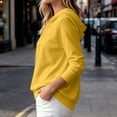 thumbnail image 4 of Diufon Womens Hoodie Cardigan Button Down Thin Pullover Jackets with Drawstring & Hood Long Sleeve Lightweight Outerwear, 4 of 8