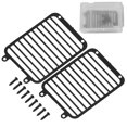 thumbnail image 1 of Metal Front Headlight Grille Light Cover for TRAXXAS TRX6/TRX4 1/10 Crawler Car AccessoryBlack, 1 of 4