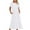 White#2, variant on Up to 65% Off! pstuiky Dresses for Women 2025, A-Line Dress Solid Color Short Sleeve Crew Neck Sundresses High Waist with Pockets Calf Length Dresses Evening Dresses for Women Anniversary