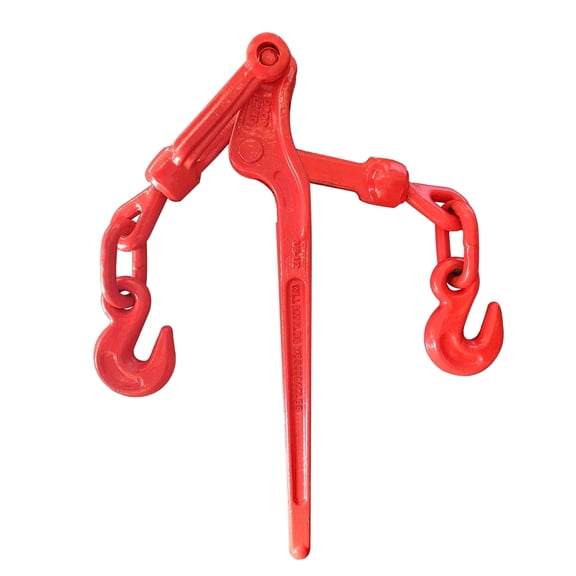 Mega Cargo Control 1 Pack Lever Load Chain Binder, Cargo Securement Chain Binder for Transport Chain, Fits 1/2" - 5/8" G70 Chain, Flatbed Trailer Truck Towing Equipment, 13000 LBS WLL