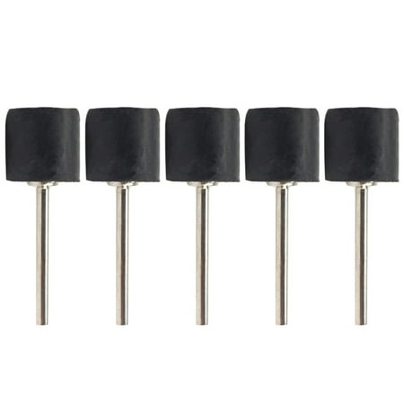 

5pcs Rubber Mandrel 1/8inch Grinder Drum Sandpaper Circle Kit For Rotary Tool
