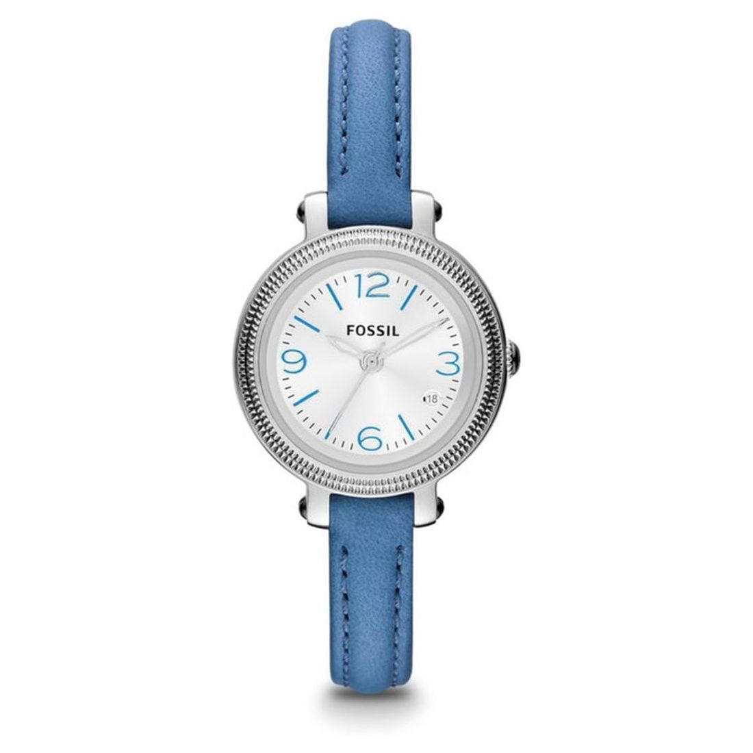 Fossil Watch Ring Quartz Blue Dial Ladies Watch ES5415 