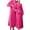 F, variant on Womens Long Robe Warm Soft Floor Length Flannel Bathrobes for Winter Thicker Long House Coat with Pockets