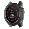 thumbnail image 2 of Paquete de 2-4 fundas protectoras de gel de sílice para reloj inteligente fenix 5X negro 4 piezas, 2 of 8