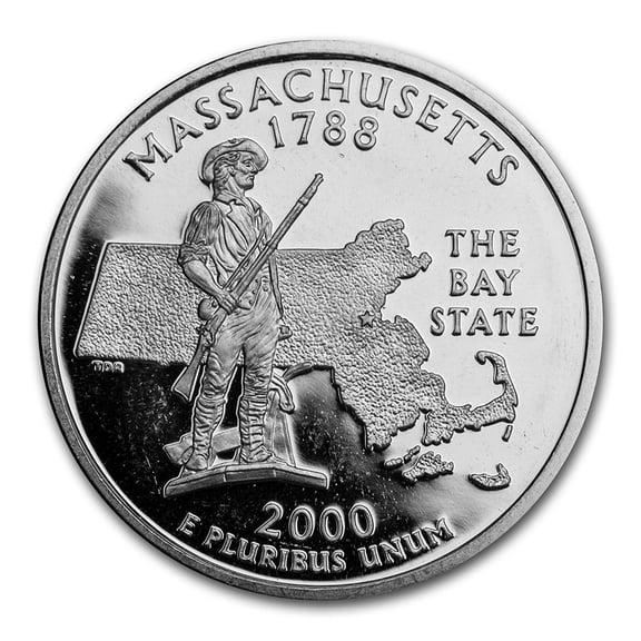 2000-S Massachusetts State Quarter Proof (Silver)