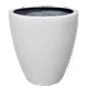 thumbnail image 1 of Maceta de fibra de vidrio marca FIBRAFORMAS modelo Bullet Mini Blanco, 1 of 4