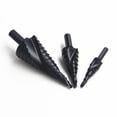 thumbnail image 2 of 3PCS 4-12mm 4-20mm 4-32mm HSS Cobalt Step Drill Bit Set Wood Metal Hole Cutter Woodworking Industry Practical DIY Accessory, 2 of 6
