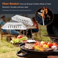 thumbnail image 4 of Char-Basket Charcoal Briquet Holders Replacement for Weber 22-1/2-inch Kettle Grills, Char-Basket Charcoa Fits for Weber's One Touch and Master Touch Charcoal Grills, 4 of 7