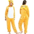 thumbnail image 3 of Pijamas Unisex de felpa para adultos, una pieza, Cosplay, Halloween, Navidad, ropa de casa de animales, mono, disfraz para mujeres y hombres, 3 of 4