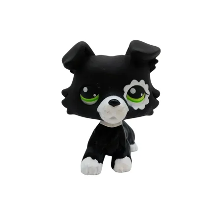 Collie Dog #2249 Mini Pet Shop Custom OOAK Black LPS #1542 New