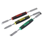 RUNROTOO 3Pcs Prying Tool Set for Cell Carbon Steel Comfortable Grip
