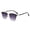 Grey, variant on Vintage Half Frame Sunglasses for Women and Men Fashion Metal Sun Glasses UV400 Protection Eyewear Travel Driving Sunscreen Glasses