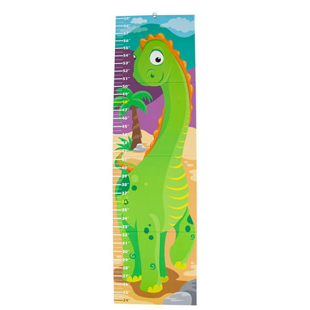 Blue Panda Growth Chart - Dinosaur Height Measuring Chart for Kids, Boys, and Girls, Wall Hanging Ruler for Nursery, Baby Room, Measure Up to 59
