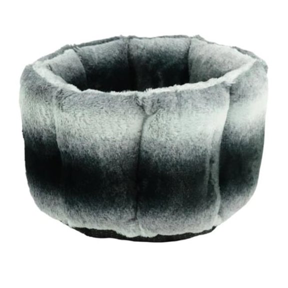 Arlee Pet Products 100963 Sheba Quilt Round Cat Bed, Black