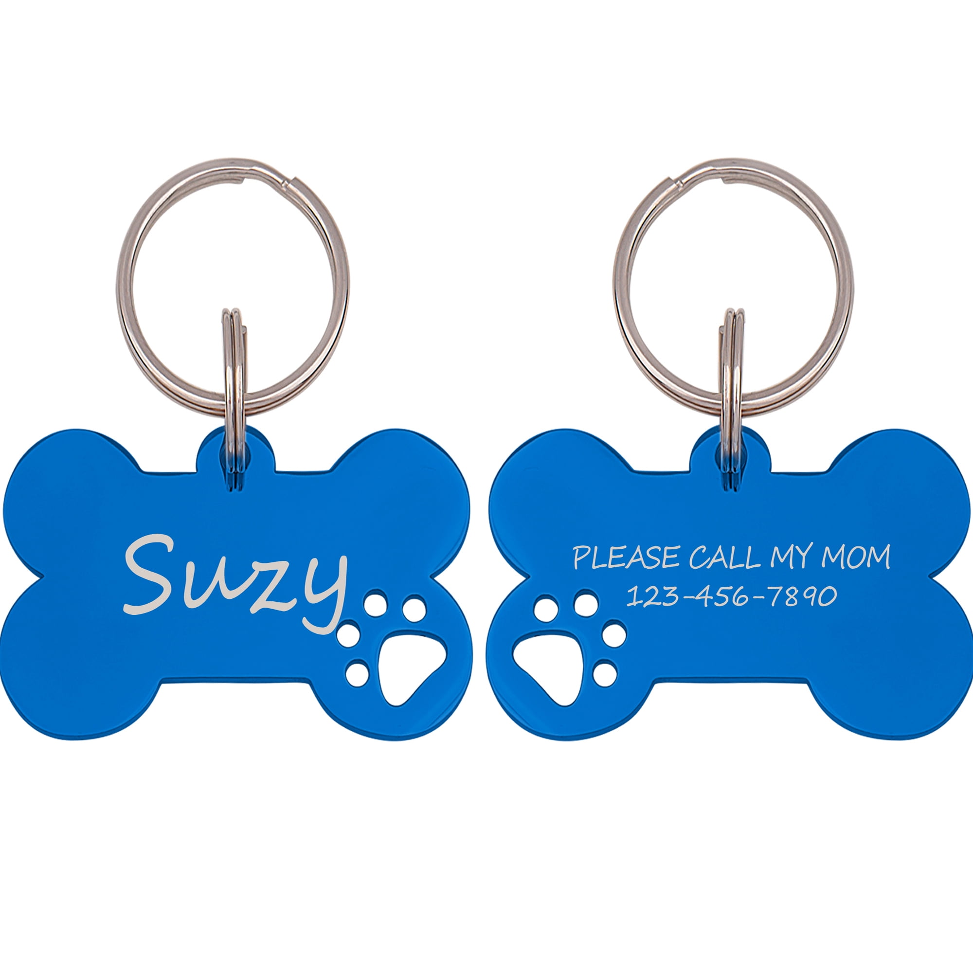 Blue Paw Print Sublimation Dog Tags Graphic by Mini Craft Corner · Creative  Fabrica