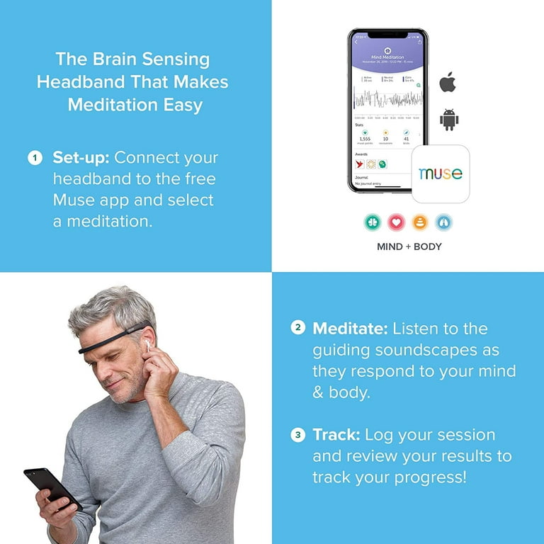 MUSE 2: The Brain Sensing Headband | EEG Biofeedback Devices for Meditation