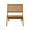Natural Wood, variant on Vulcan Natural Acacia Wood Lounge Chair – Gray Folding, Low-Slung, Portable for Indoor & Outdoor Use