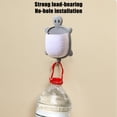 thumbnail image 3 of Turtle-Shaped Toothbrush Holder, Bathroom Wall-Mounted Rack, No-Drill Installation, Plastic Organizer, Pet-Friendly Design, 3 of 7