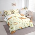 thumbnail image 2 of Erosebridal Cute Flowers Capybara Twin Bedding Sets 7-Piece For Children,Boys Girls Kawaii Rainbow Animal Bedding Comforter Set,Super Cozy Room Decor, 2 of 6
