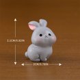 thumbnail image 3 of Halloween Offers Resin Rabbit Figurine Miniatures Ornament Rabbit Resin Ornaments For Holiday Celebrations Decoration Home Decor, 3 of 6