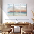 thumbnail image 3 of Elephant Stock Serene Scene Bright Landscape Wall Art - Horizontal Multi Panel Canvas - Living Room Wall Decor - Abstract Multi Panel - Orange And Gray Decor By Cynthia Coulter - 57" x 36", 3 of 8