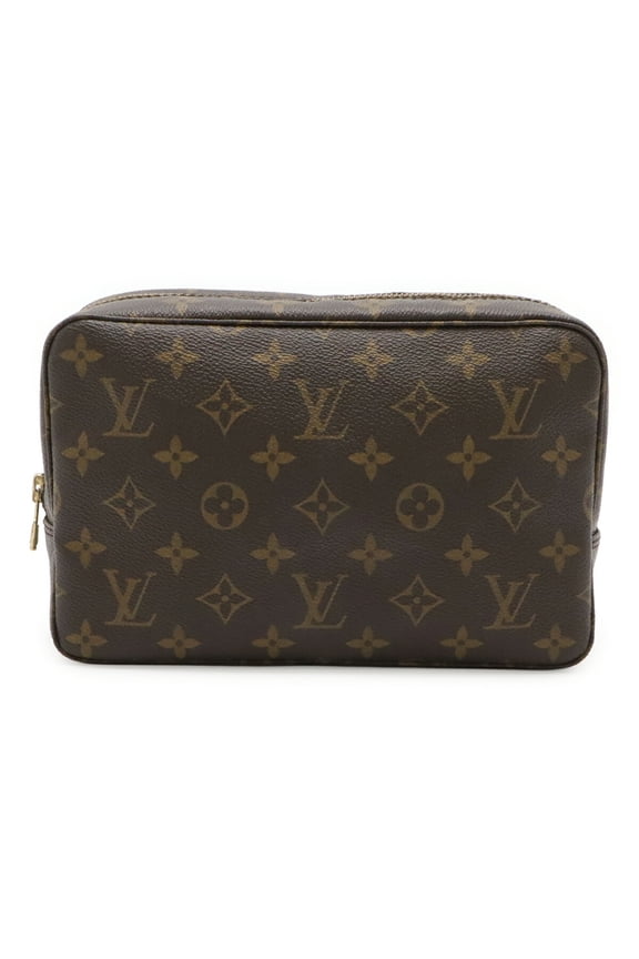 Pre-Owned LOUIS VUITTON Louis Vuitton Monogram Trousse Toilette 23 Second Bag Clutch Handbag...