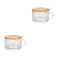thumbnail image 4 of Advancent Juego de vasos de vidrio ecológicos - Fácil de limpiar Juego de vasos de vidrio livianos y duraderos Juego de tazas de té de taza de 1 estilo Girasoles 450ml 2Conjunto, 4 of 6