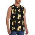 thumbnail image 2 of Kdxio Gold Bottles for Men's Muscle T-shirt,Sleeveless for Workout Running Athletic Gym Lounge Casual, 2 of 5