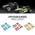 thumbnail image 3 of ZheElen RCGOFOLLOW Upgrade Metal Parts Kit Durable Full Metal Rc Upgrade Metal Parts Kit For 1/12 Subotech BG1513 BG1518 Crawler Blue, 3 of 6