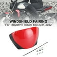 thumbnail image 1 of Front Screen Windshield Fairing Windscreen Deflector For Trident 660 2021+ Red, 1 of 10