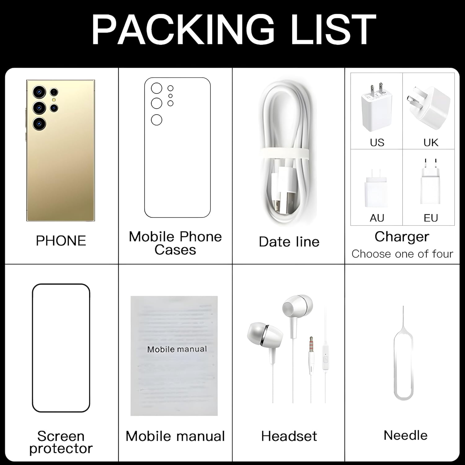 Z24 Ultra Unlocked Cell Phones Smartphone Android 13 Phones 8+