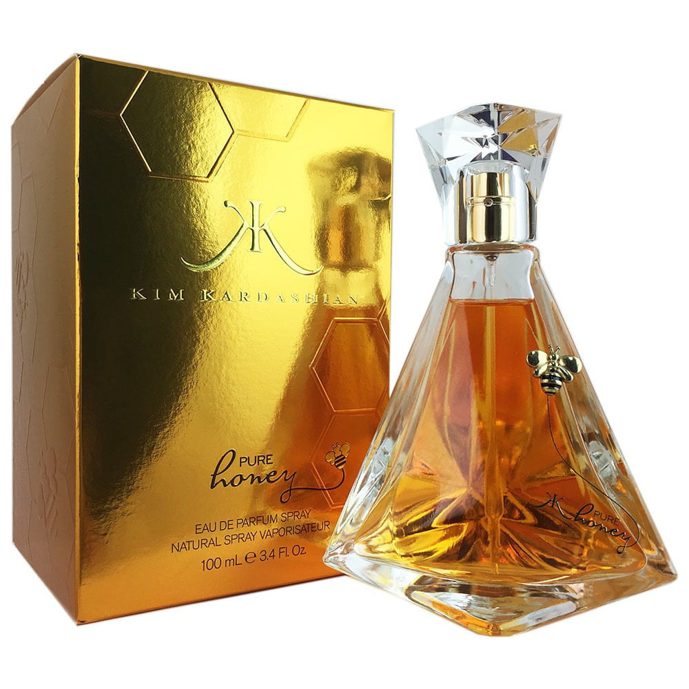 Kim Kardashian Kim Kardashian Pure Honey Eau Parfum Spray for Women 3.4 oz - Walmart.com