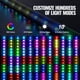 thumbnail image 4 of VEVOR 2 PCS 3 FT Whip Light, APP y RF Control remoto LED Whip Light, Impermeable RGB Chasing Lighted Whispers con 4 banderas, para UTV, ATV, motocicletas, RZR, Can-am,camiones,todoterreno,Go-karts, 4 of 9