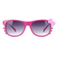 thumbnail image 2 of Newbee Fashion - Kyra Kids Retro Hello Kitty w/ Bow and Whiskers Lead-Free Sunglasses, 2 of 2
