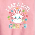 thumbnail image 2 of Instant Message - I Eat Alotl Candy - Toddler And Youth Crewneck Fleece Sweatshirt, 2 of 5