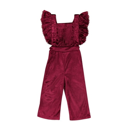

Gupgi Toddler Baby Kids Girl Long Pants Overalls Outfit Clothes